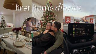 HOME DIARIES | christmas eve + christmas day, skincare routine