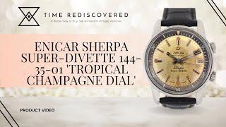 Enicar Sherpa Super-Divette 144-35-01 'Tropical Champagne dial' | Time Rediscovered