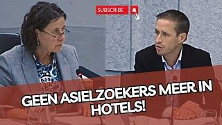 PVV-minister Faber is DUIDELIJK tegen LINKS: Geen asielzoekers meer in HOTELS!