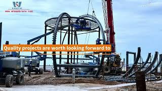 Lightweight Space Steel Frame Structure Shell Multi-functional Hall Round Roof #construction #roof