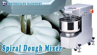 Heavy Duty Spiral Dough Mixer with Low Noise and Digital Control