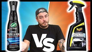 TURTLE WAX vs MEGUIARS | Best way to make your car glossy | Car Detail