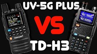 Baofeng UV-5G Plus vs TidRadio TD-H3 - I Compare The TD-H3 GMRS Radio To The Baofeng UV-5G Plus GMRS