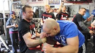 Devon Larratt Armwrestling Dante Dall'Antonia at the Vancouver Armwrestling Club