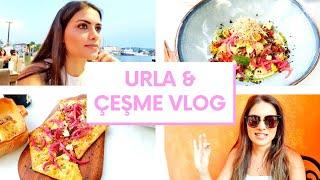 URLA & ÇEŞME VLOG | Yeme-İçme, Urla Bağ Yolu Rotası, Alaçatı Çıkarması | İZMİR VLOG #2