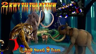 dab neeg 2 kwv tij zov poov tua ntxhw dab tsov txia ua neeg los txaus ntshai