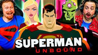 SUPERMAN: UNBOUND (2013) MOVIE REACTION!! First Time Watching!! DC Animated | Brainiac | Supergirl