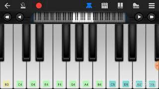 Vande Matharam song in piano. Nivedya.R