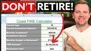 How To Calculate Coast FIRE Retirement (Tutorial)