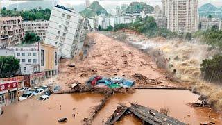 Tons of water hit China! Dongting Lake has collapsed on the cities, there is nowhere to run