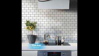 Art3d Peel and Stick Backsplash Subway Tiles  (Thicker Version)