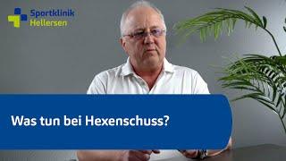 Was tun bei Hexenschuss?