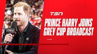 Prince Harry joins TSN broadcast to talk Grey Cup and preview the 10th edition of the Invictus Games