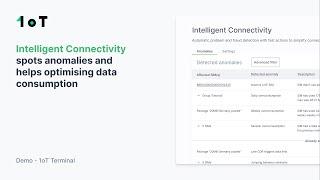 Intelligent Connectivity overview