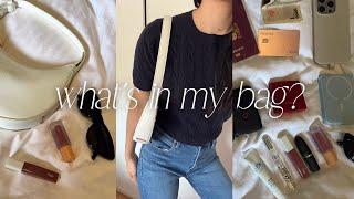 What’s in my bag ? japan version, jbeauty favorites, go-to travel essentials | rabeanco bag