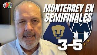 RAYADOS EN SEMIFINALES | Pumas UNAM vs Monterrey | Cuartos de Final Torneo AP24 LigaMX