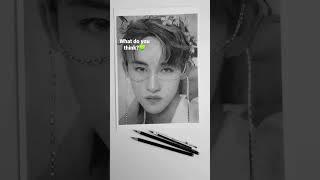 WayV Winwin drawing in graphite