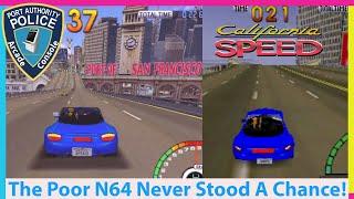 N64 Could Be VERY Ugly! California Speed Arcade vs Nintendo 64