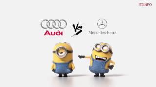 Audi vs Mercedes Minions Style (Funny)