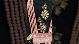 Rs. 199 ,New Jewellery Design, peach #jewellery #fesify #new #meesho #meeshohaul #heymama #trending