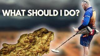 What To Do If You Find a BIG Gold Nugget Metal Detecting? #findingbiggoldnuggets