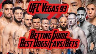 UFC Vegas 93 Bets - Best Underdogs, Inexpensive Favorites, and Prop Bets