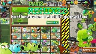 (31 days of Dec) E29 PvZ2 Remixed More 8 bonus level Mod by @Cool_Kid95 @gpoeris @Bombiscool