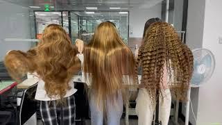 Brazilian virgin cuticle aligned hair vendors per Plucked ombre Highlight 150% Transparent HD Lace