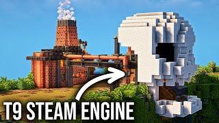 Transforming a Skull into the COOLEST Steam Engine for Minecraft Create!