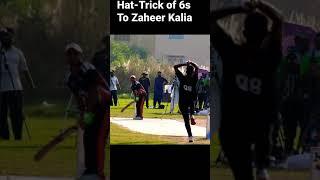 Chota Vicky Amazing Hat-Trick of Sixes to Zaheer Kalia in Cricket