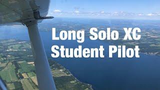 Long Solo Cross Country Flight | Cessna 172