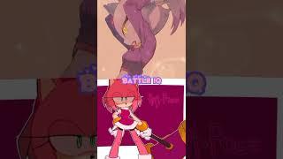 •Blaze the cat vs Amy Rose cool short•