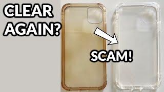 How To Make A Phone Case Clear Again | Restore Yellowed iPhone or Android Phone Case | Quick Fix DIY