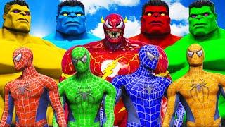 TEAM SPIDER-MAN & TEAM HULK VS VENOM-FLASH