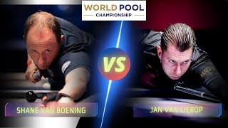 SHANE VAN BOENING VS JAN VAN LIEROP | 2022 WORLD POOL CHAMPIONSHIP #highlights #9ballpool