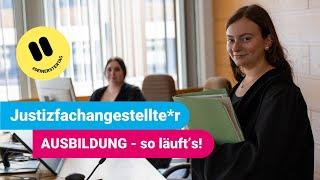 Justizfachangestellte*r (Justiz.NRW) | Ausbildung in 360°| DEIN ERSTER TAG