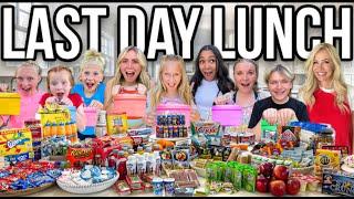 LAST DAY OF SCHOOL LUNCH! *WITH 10 KIDS*