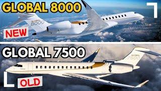 Bombardier Global 8000 vs Bombardier Global 7500 | Worth Upgrading?