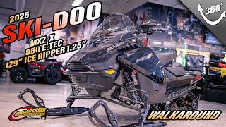 Walkaround | 2025 Ski-Doo MXZ® X® 850 E-TEC | 10.25 Display | 129" Ice Ripper 1.25"