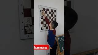 Линейный удар.Шахматы Алдияр 5 лет #шахматыдлядетей #chess #шахматы #шахмат #shorts #short
