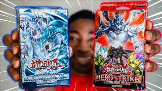 Our FAVORITE Yu-Gi-Oh Structure Decks! HEROES vs BLUE-EYES!