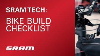 SRAM Tech: Bike Build Checklist