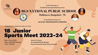 BGS NPS 18th Junior Sports Meet 2023-24