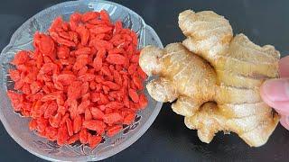 wolfberry, collocation, ginger, It works great Efficacy of wolfberry and ginger soaked in water