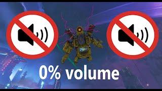 Apex legends with all volume turned off (no audio)