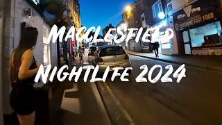 Macclesfield Town Centre Nightlife Saturday Night Walk - June 2024 - Best Bars Five Clouds, Fountain