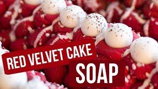 Red Velvet Cake Soap | Royalty Soaps