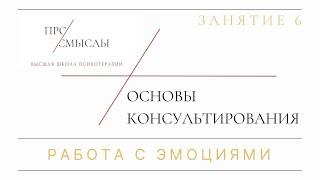 Основы консультирования. Работа с эмоциями