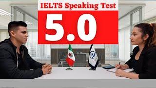 IELTS Speaking full test band score 5 with feedback 2023