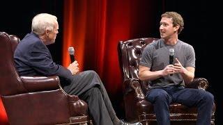 Mark Zuckerberg in conversation with Stanford President John Hennessy